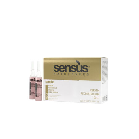 sensus gold, ampule za oštećenu kosu, za suhu kosu, ampule sa keratinom, ampule kartin, ampule agranovo ulje, argan, keratin,