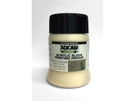 akrilni medij za blok tisak, daler rowney block printing medium, linorez, adigraf,